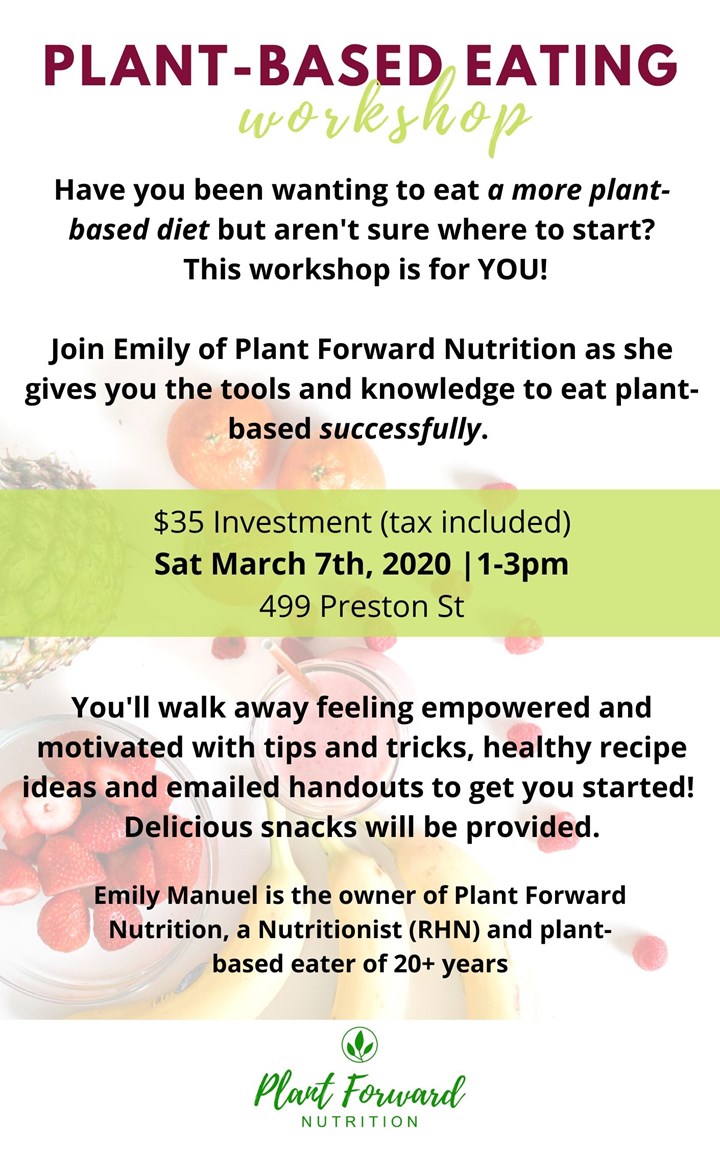 Plant-Based Eating Workshop