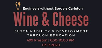 Wine & Cheese- Sustainability & Development Through Education