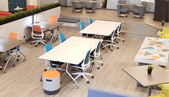 Modern coworking interior